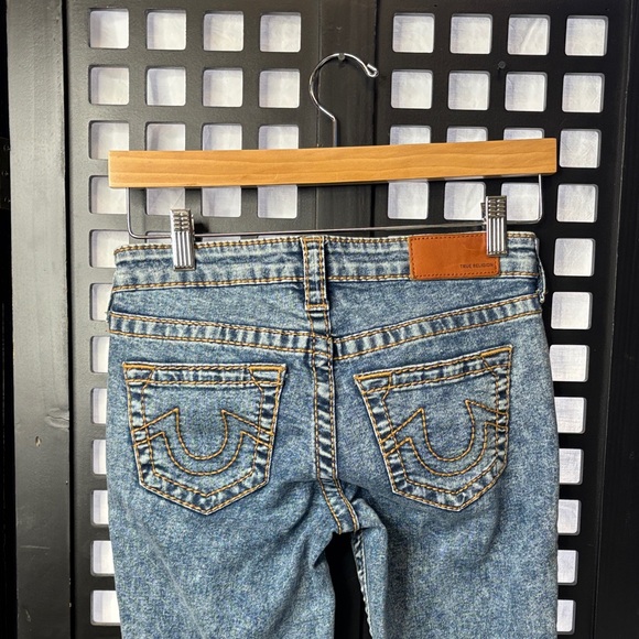 💙 True Religion Acid Wash Skinny Jeans Women’s 25 Cotton Denim 💙 - Picture 9 of 16